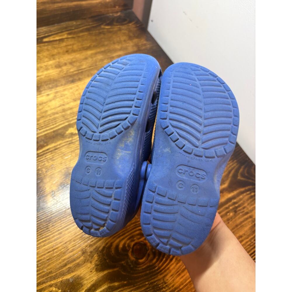 Crocs Blue Clogs Size C11 - Picture 9 of 10